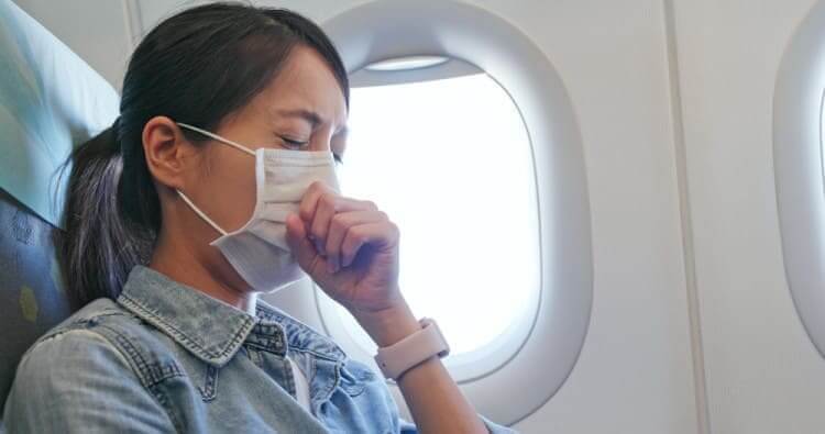 飛行機の中での呼吸は?