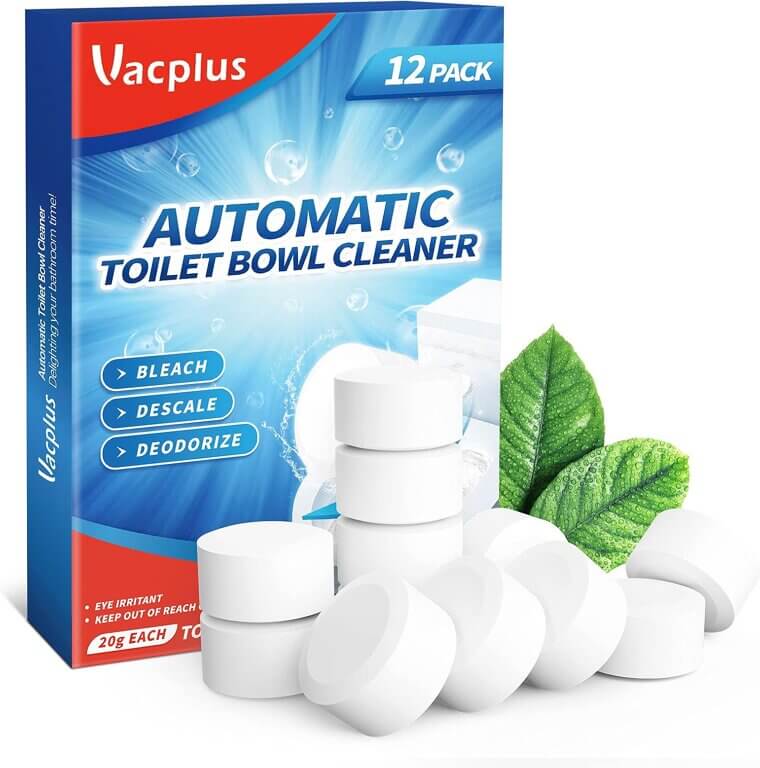 Vacplus Toilet Cleaner - Effortless Deodorizing & Descaling 
