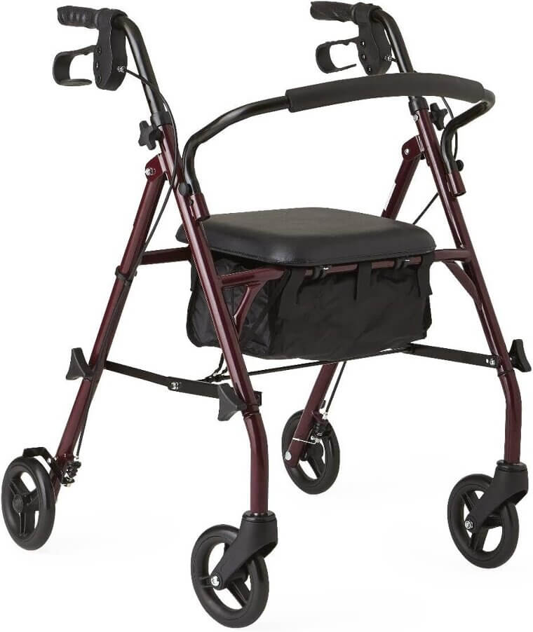 Medline Rollator Walker - Smooth Mobility for Seniors - Now 14% Off!