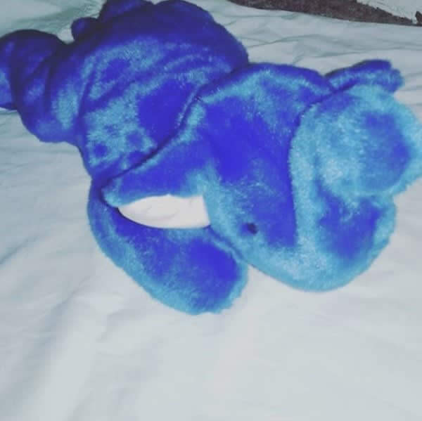 Peanut The Royal Blue Elephant Beanie Baby