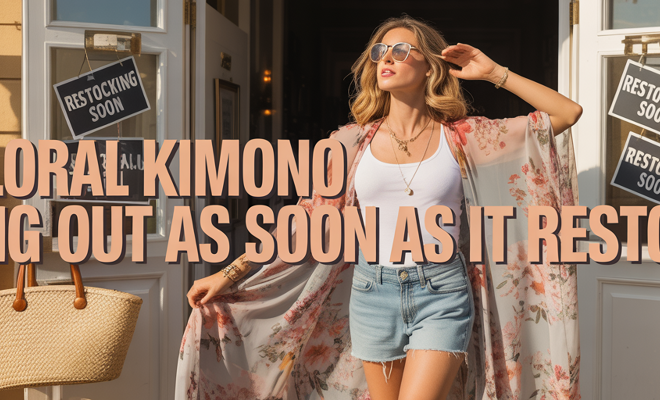 The Floral Kimono Selling Out as Soon as It Restocks