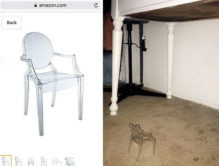 Giant Table Or Tiny Chair?
