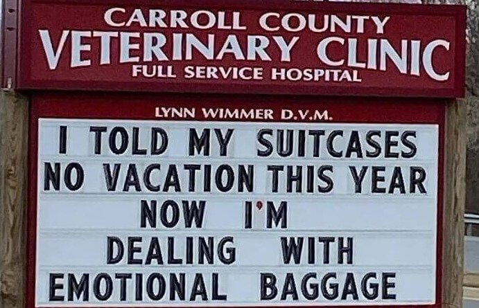 We Ditched the Real Baggage for Emotional Baggage