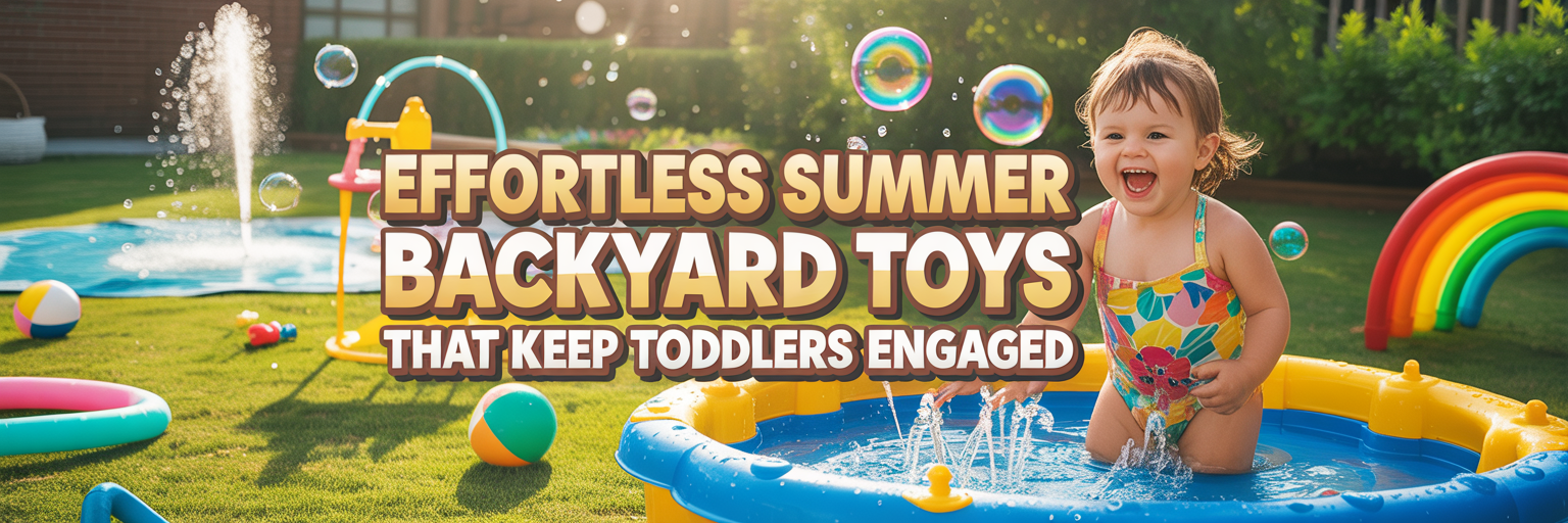 Summer Backyard Toys For Toddlers Who Need Constant Entertainment