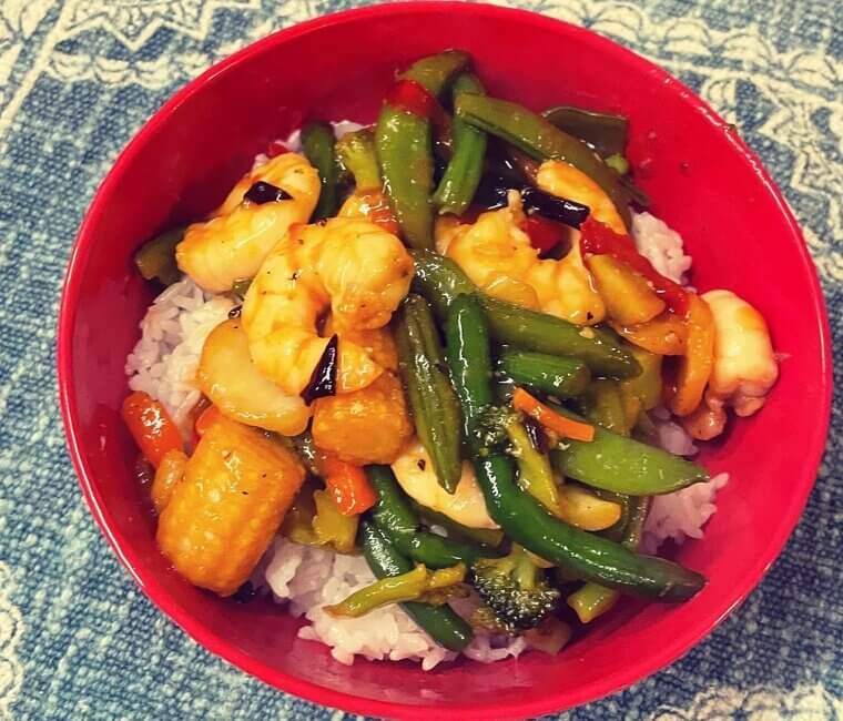 Stir-Fry Shrimp With Veggies