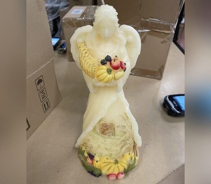 Antique Wax Angels Found on Old German Trees