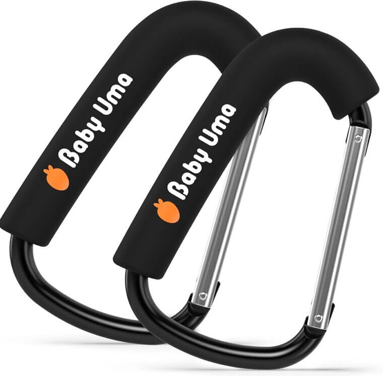 Baby Uma XL Hooks - Convenient Pram Clips