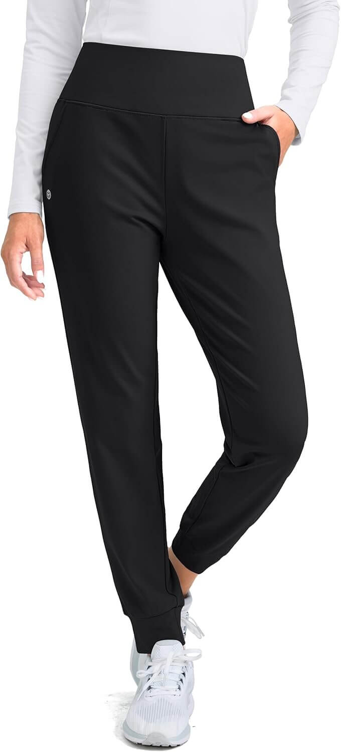 Fleece Lined Joggers - Cozy, Water Resistant Hiking Pants for Cold Weather - 20% Off!