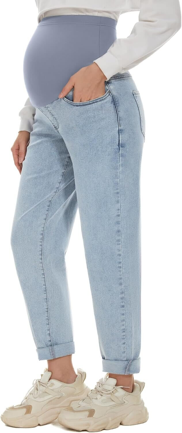 POSHGLAM Maternity Jeans - Comfy, Stylish Pregnancy Essential - 19% Off!