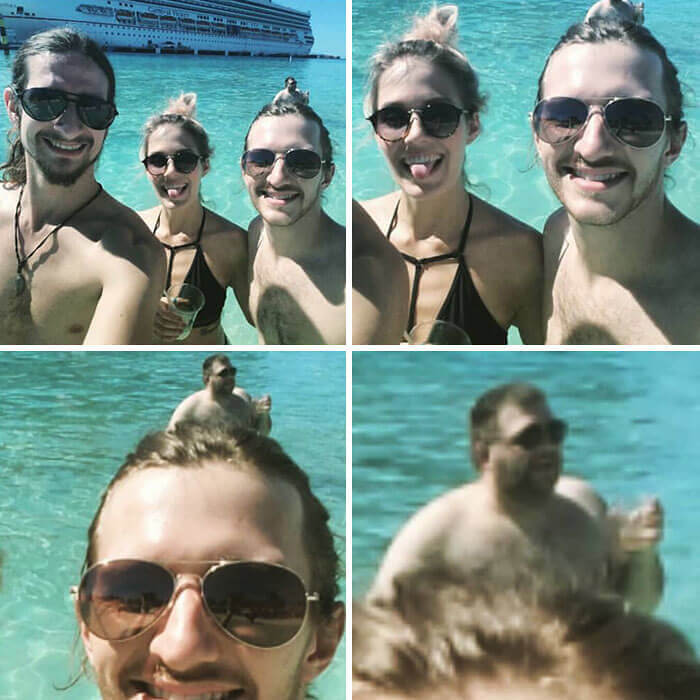 Just A Guy Chilling On The Background