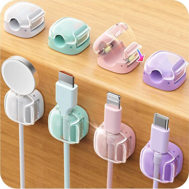 Cable Clips - Tidy Up Your Space Effortlessly - 30% Off!