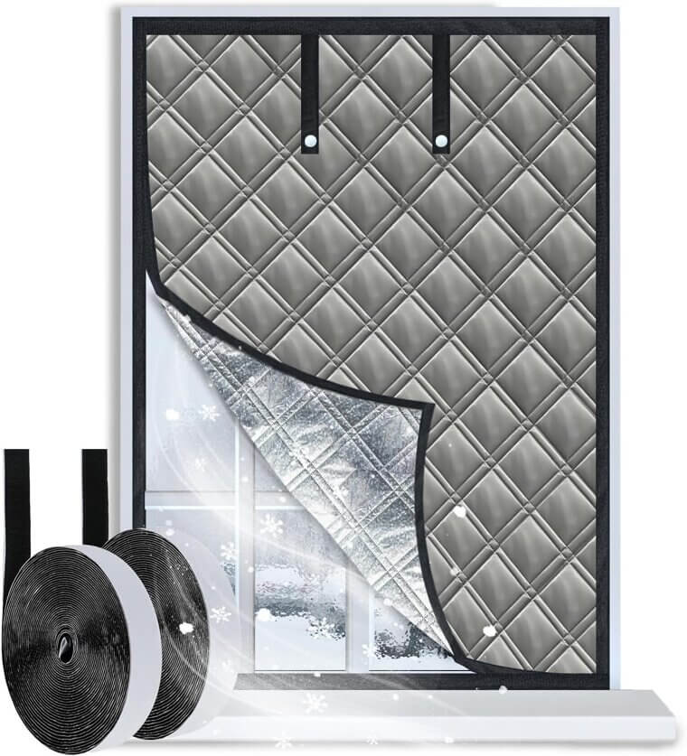 Gulrear Window Insulation Kit - Block Cold Drafts, Enhance Comfort 