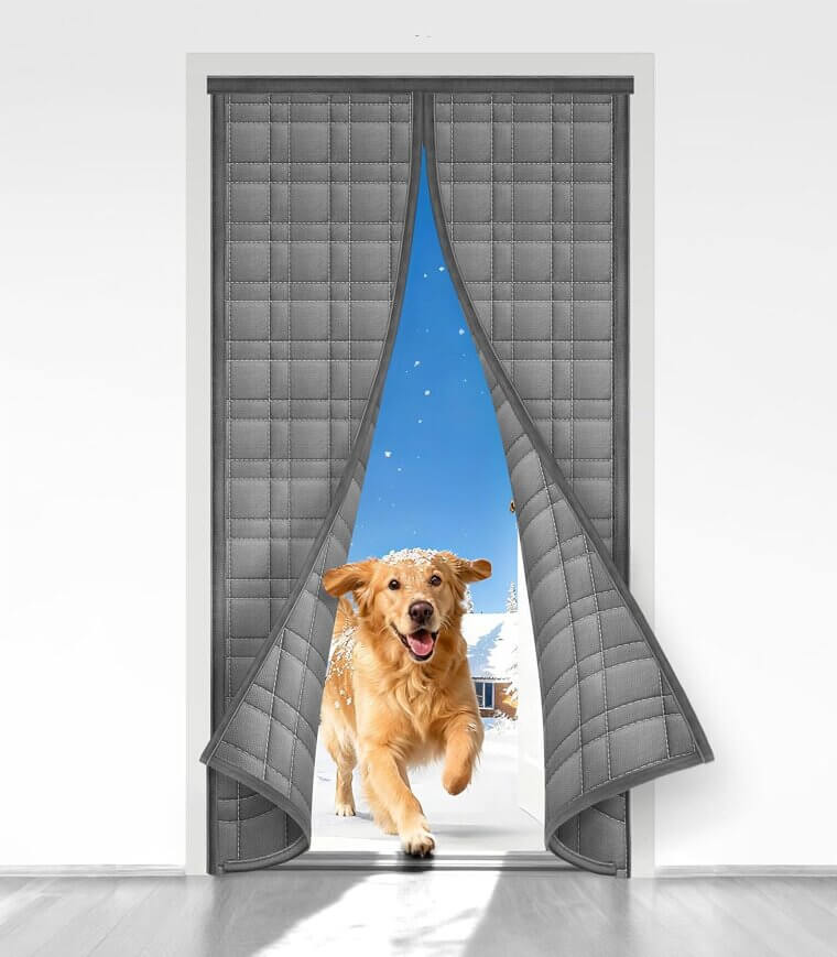 Thermal Door Curtain: Keep Warm and Cozy This Winter - Don’t Miss the 48% Discount!