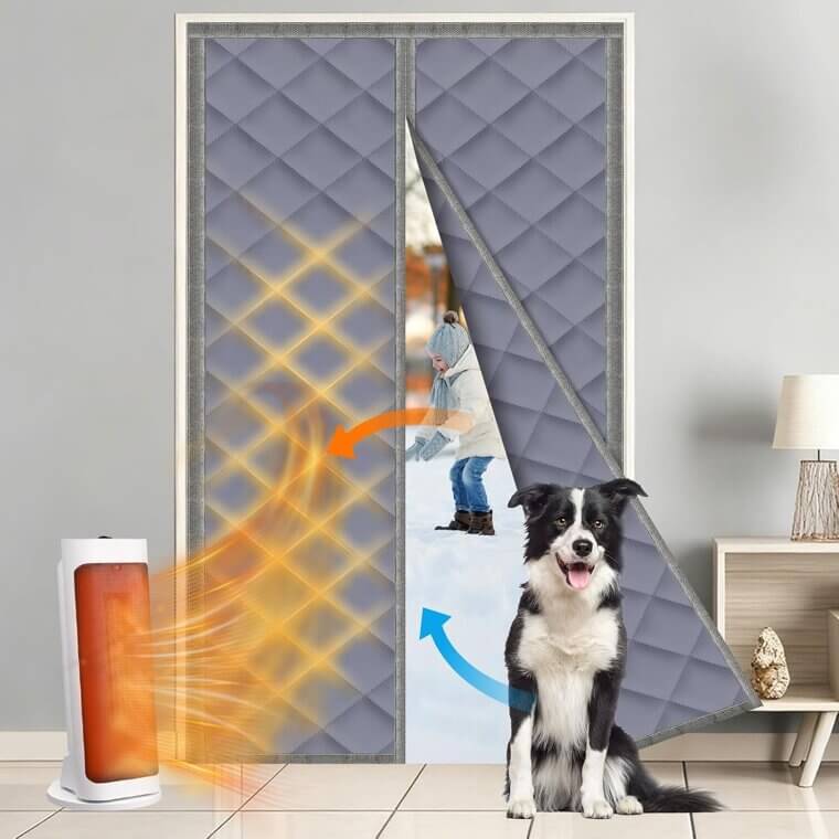 Cyrico Insulated Door Curtain - Cozy Winter Warmth for Your Home - Enjoy 7% Off!