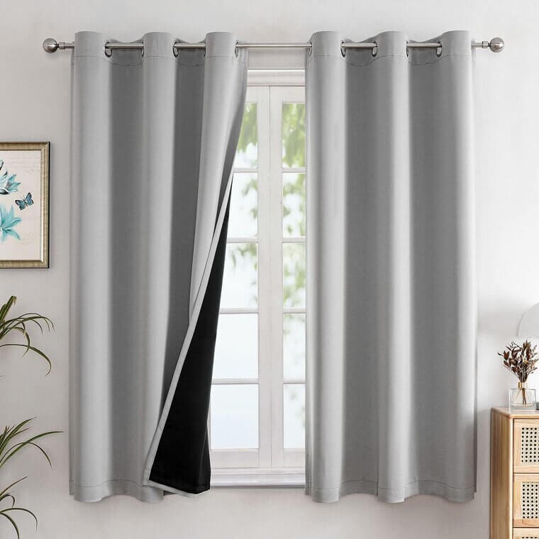 ChrisDowa Blackout Curtains - Total Darkness & Noise Reduction - Now 23% Off!