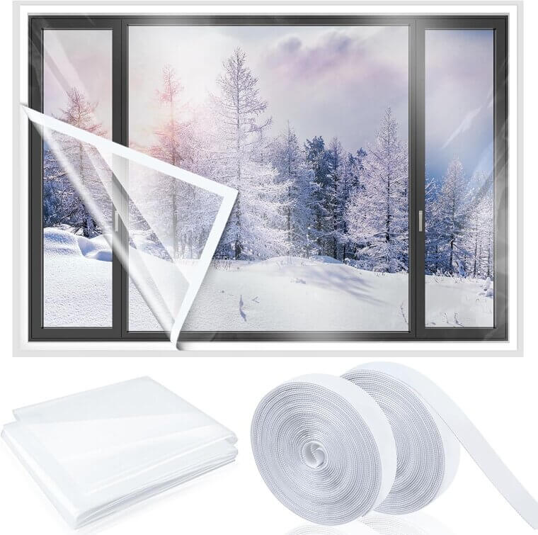 Window Insulation Kit - Stay Cozy and Warm This Winter - 41% Off!