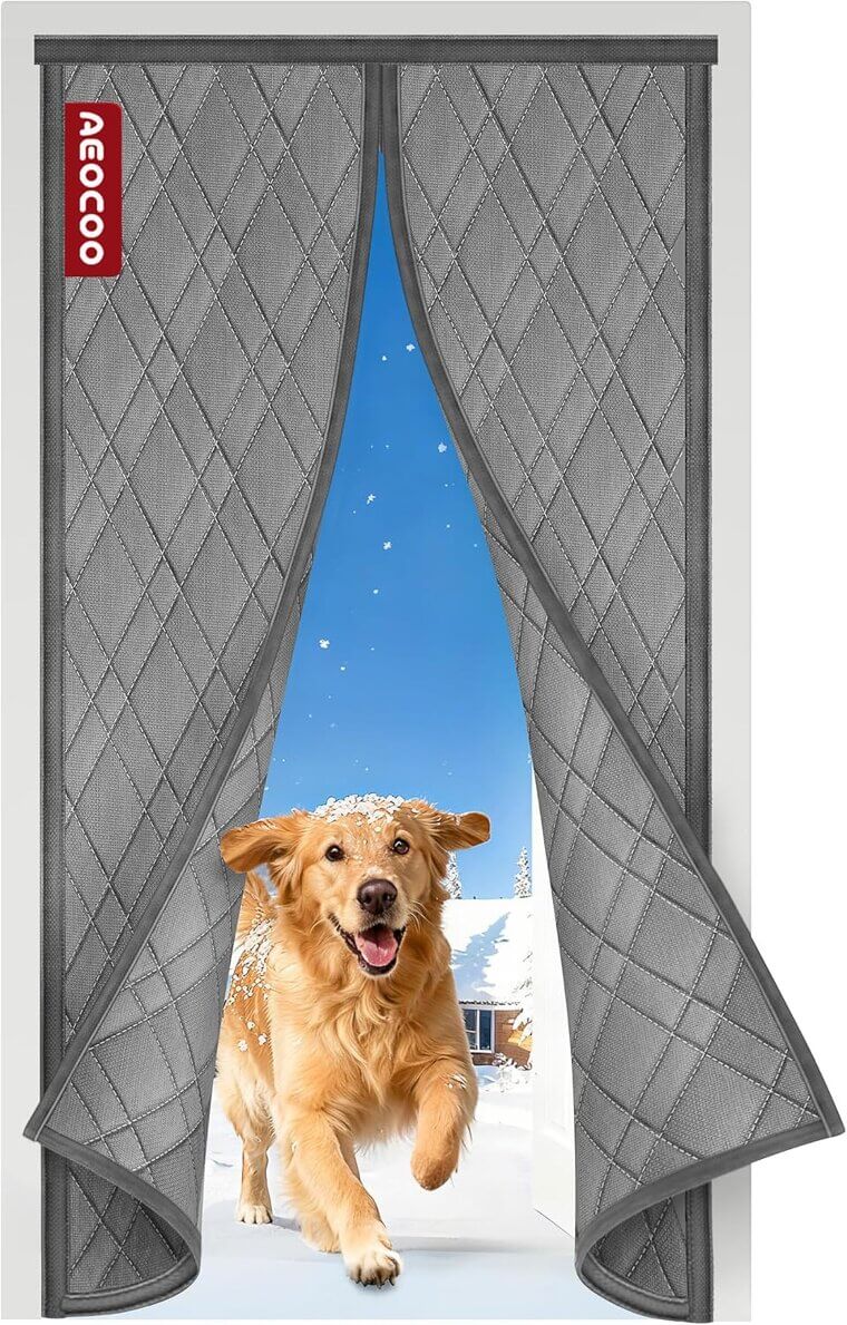 Insulated Door Curtains - Keep Your Home Warm & Cozy! 