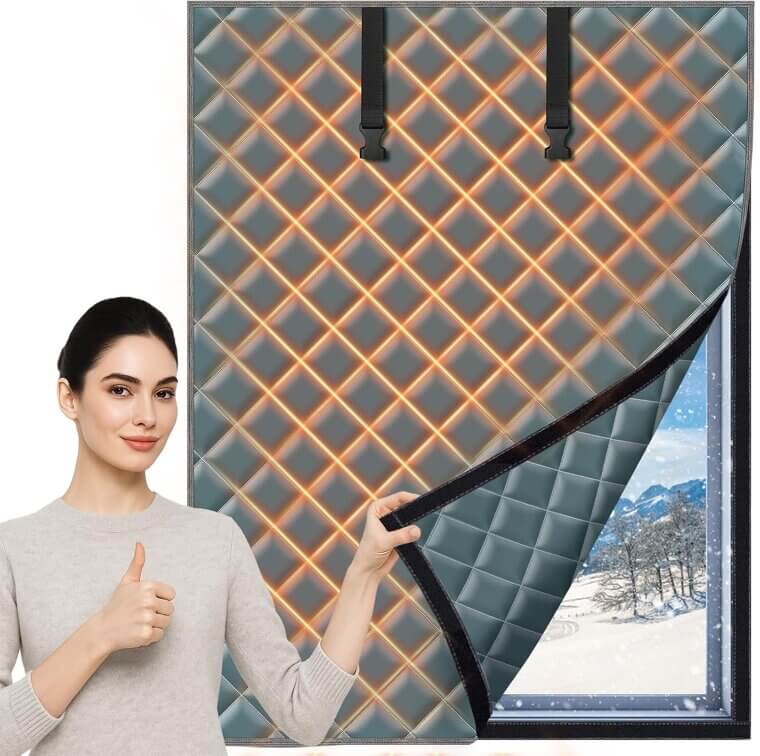 Thermal Window Cover - Perfect for Winterizing Your Home! 