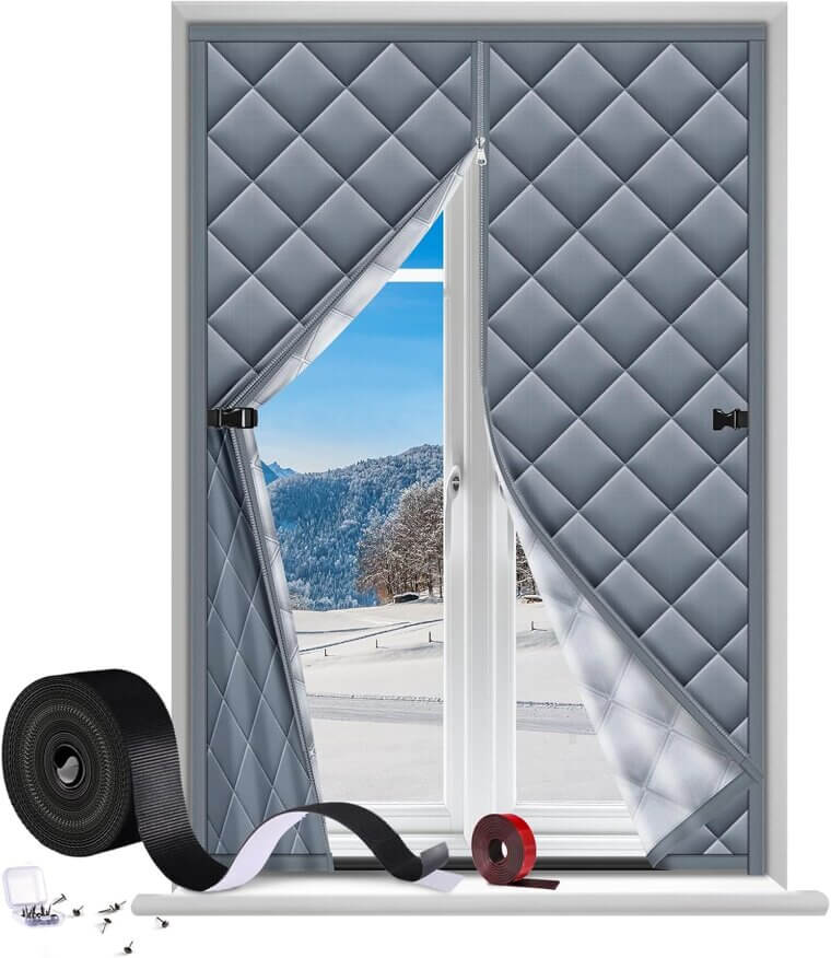 Thermal Window Blanket - Keep Cozy in Winter and Cool in Summer - Now 30% Off!