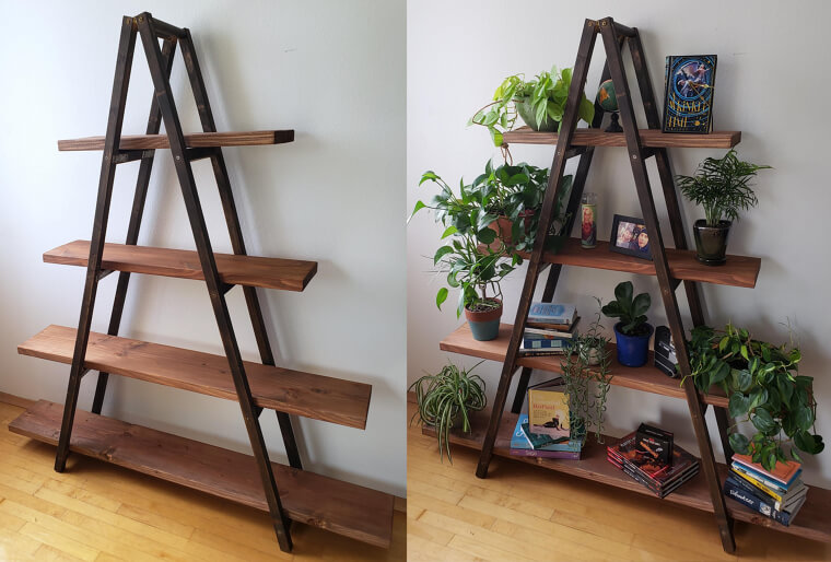 Build a Shelf With a Ladder