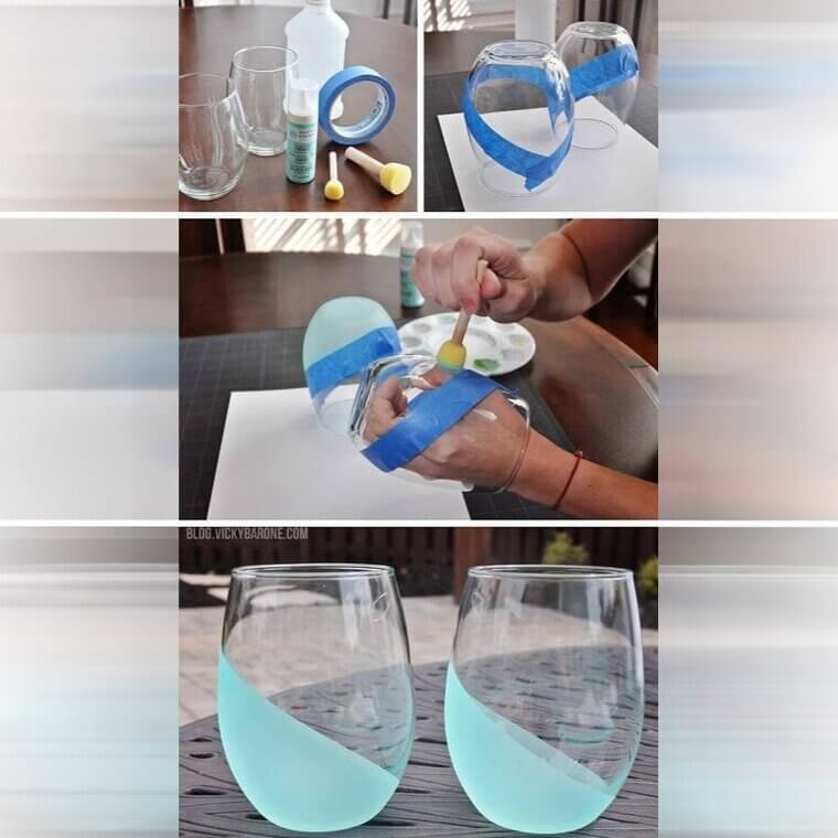 Make Your Own Frosted Tumblers