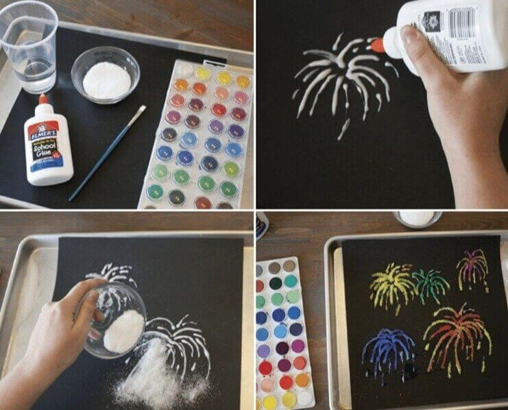 Turn Salt Into Vibrant Wall Art