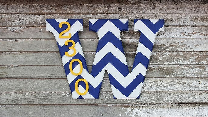 DIY Your Own Monogrammed Letters