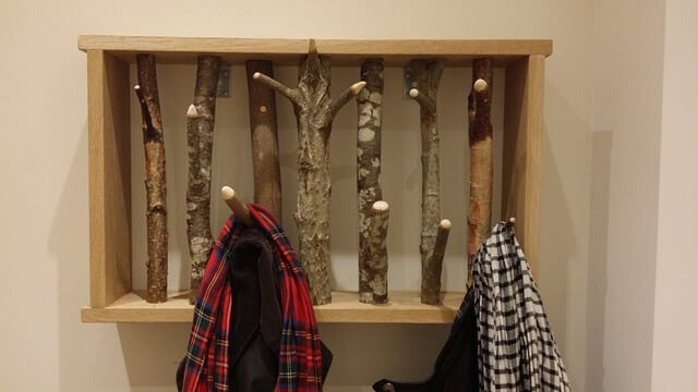 Transform a Fallen Branch Into a Coat Stand