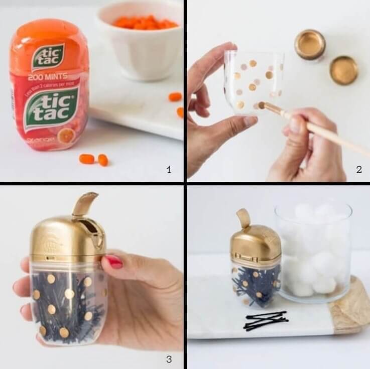 Turn a Tic Tac Box Into Bobby Pin Storage
