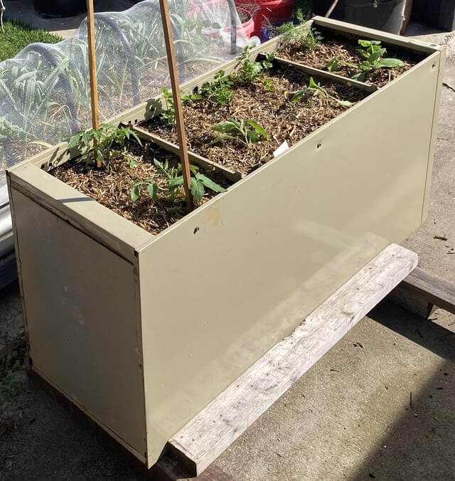 Turn Old Filing Cabinets Into Garage Storage