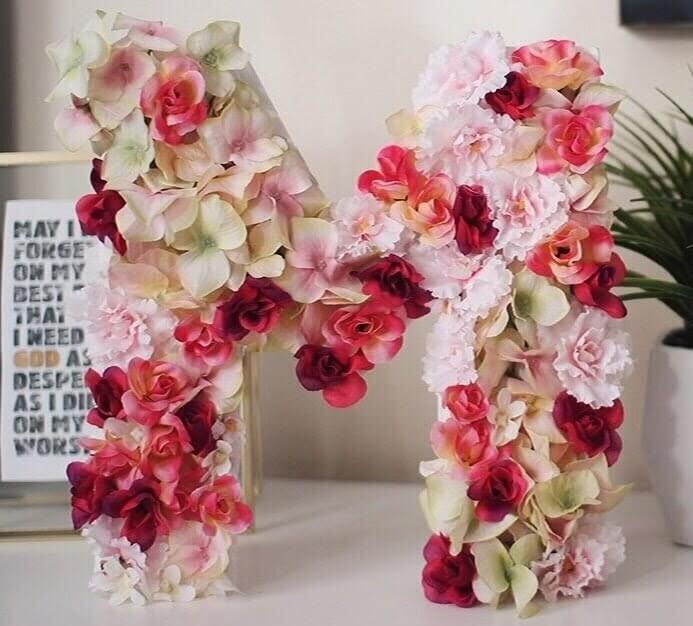 Frame Some Pretty Flower Letters