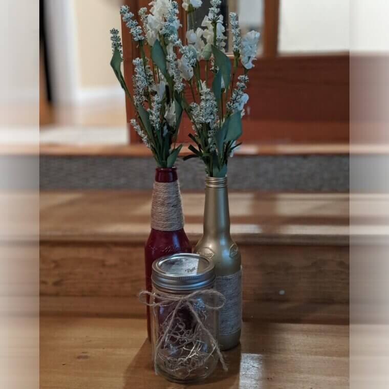 Turn Old Bottles Into the Ultimate Centerpiece