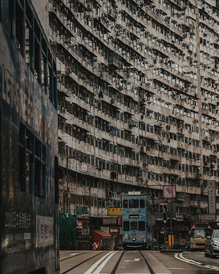 Esto no es una imagen de “El Juez Dredd”, es el Hong Kong actual