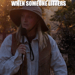 Litterbug's Trash Blows Right Back
