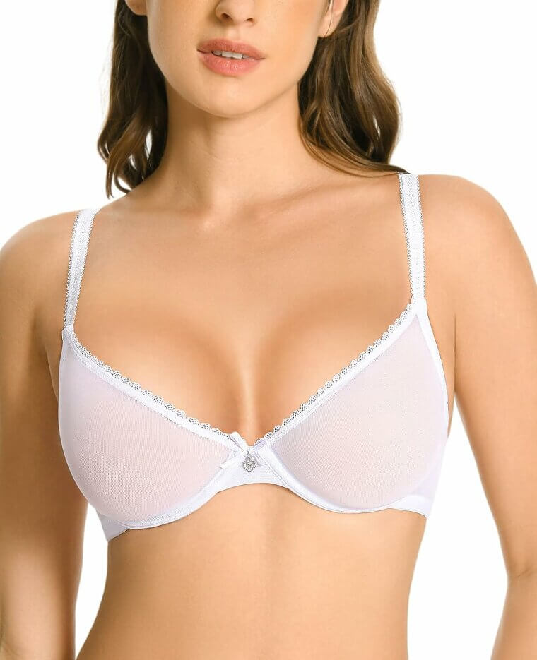 Elevate Your Lingerie With Sheer Lace Bra 