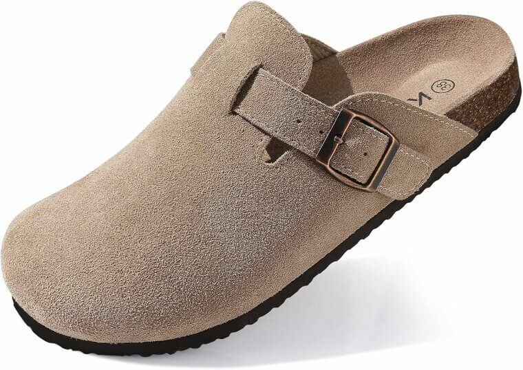 Step Into Comfort With KIDMI Suede Clogs - Stylish and Supportive! - 40% Off! 