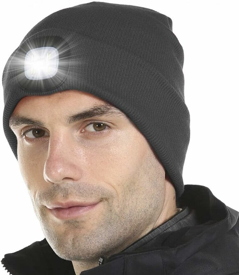 Stay Warm and Illuminated With LED Beanie Cap - Perfect for Outdoor Adventures! - Don’t Miss the 38% Discount! 