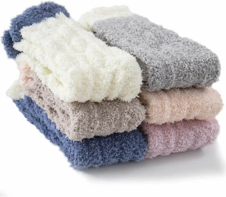 Stay Warm With Fuzzy Socks - Perfect Winter Gift! 