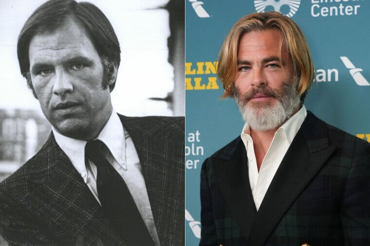 Chris Pine Channels Robert Pine’s Professional Polish and Classic Suiting
