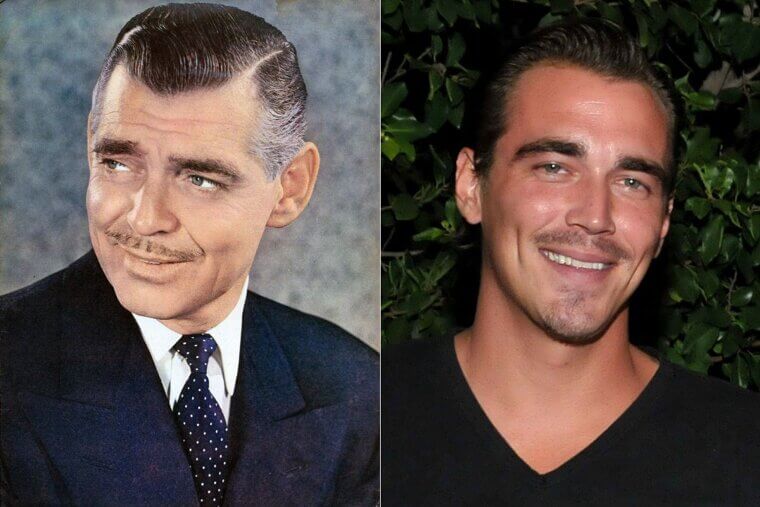 Clark James Gable Revived Clark Gable’s Iconic Mustache and Military Sharpness