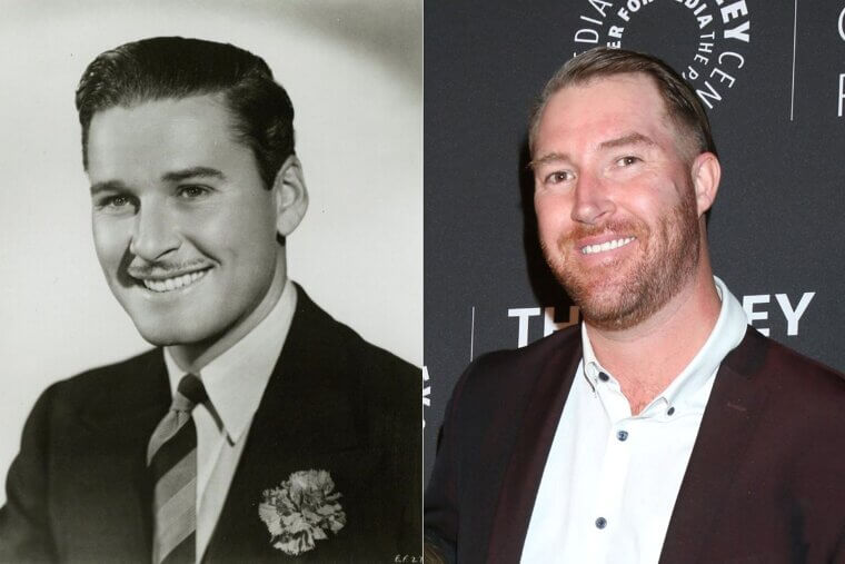 Sean Flynn Embraces Errol Flynn’s Dashing Swashbuckler Charm and Tailored Suits