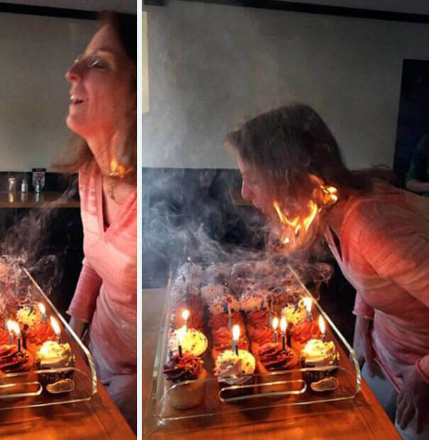 "Garota, você está pegando fogo"