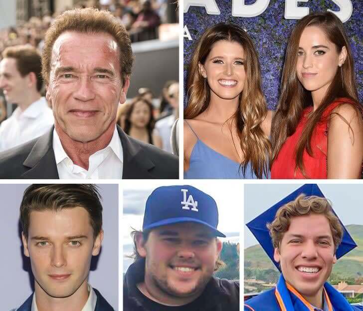 Arnold Schwarzenegger's Children: Christina, Katherine, Patrick, Christopher, and Joseph Baena Schwarzenegger