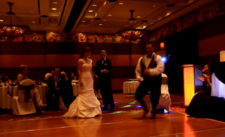 Canada's Silly Sock Dance Featuring the Bride and Groom's Unmarried Siblings