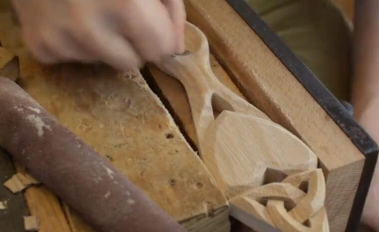 Carving Spoons Before Welsh Weddings