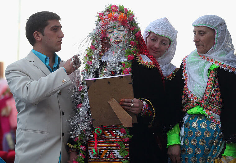 Gora's Ancient Face Painting Custom for the Bride