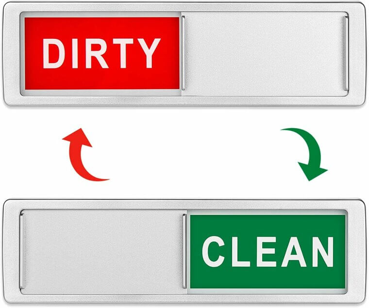 Dishwasher Magnet Sign - Clean or Dirty Indicator for Easy Chores - Now 40% Off!