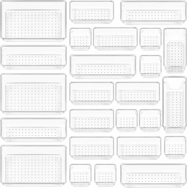 Vtopmart Drawer Organizers - Versatile Storage for Every Room - Now 5% Off!