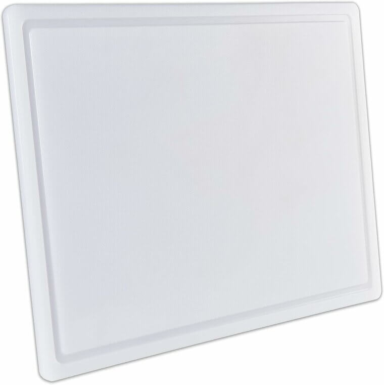 Durable Plastic Cutting Board With Juice Groove for Versatile Kitchen Use 