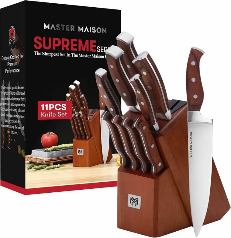 Elevate Your Culinary Skills With Master Maison Knife Set 